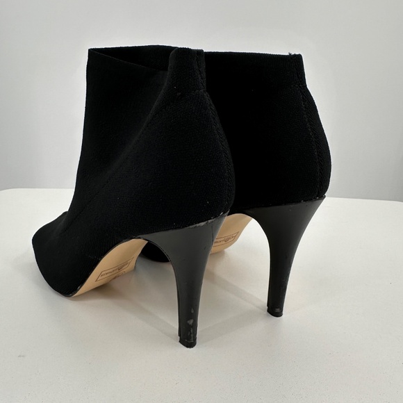Fergalicious Stretch-Knit Sock Ankle Boots Stiletto Heel Open Toe sz 8.5 Bootie - Picture 8 of 11